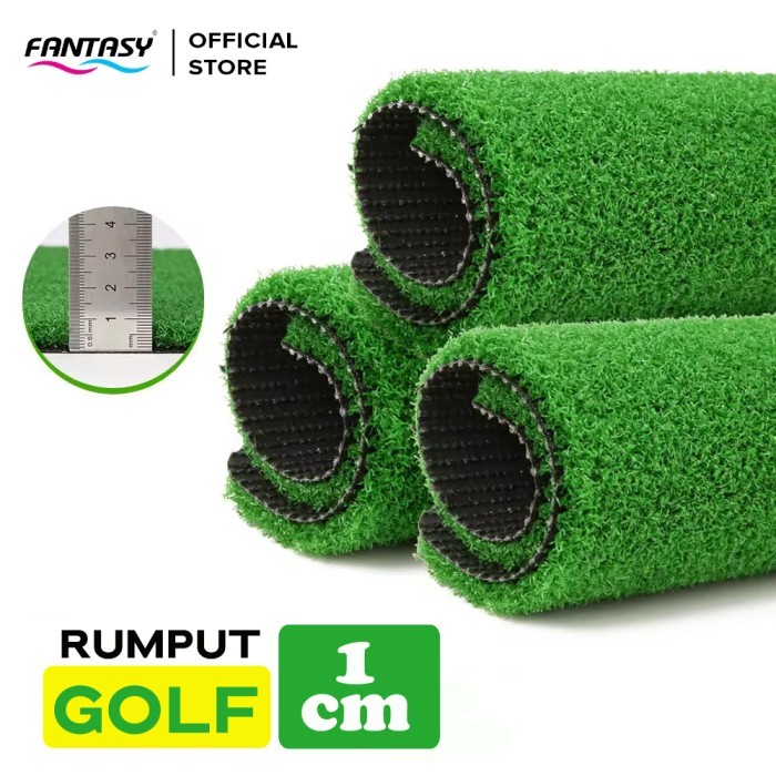 FANTASY KARPET RUMPUT SINTETIS MINI GOLF TEBAL 10MM RUMPUT PALSU SYNTHETIC GRASS INDOOR OUTDOOR