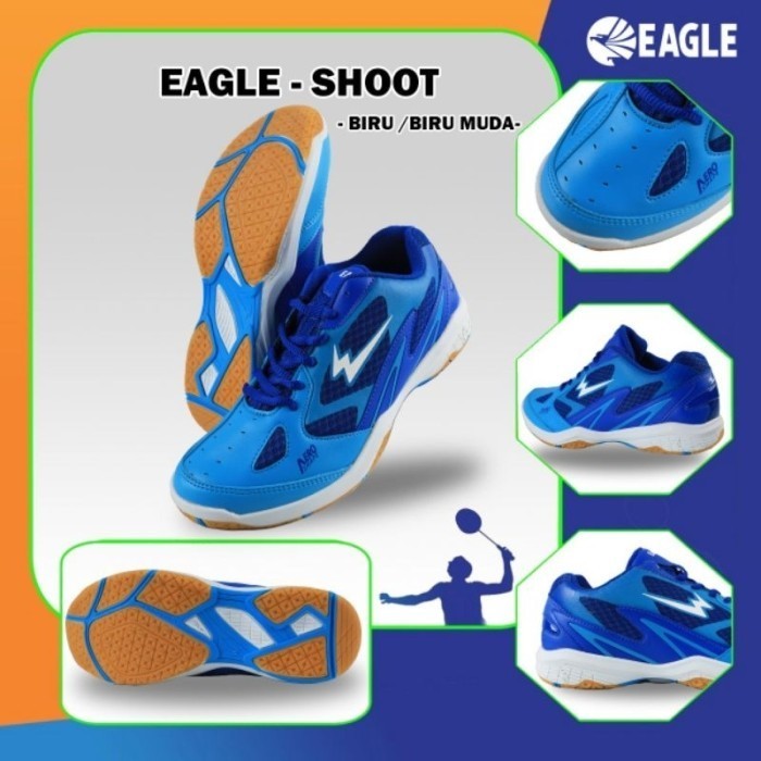 Sepatu Badminton Eagle Shoot New New