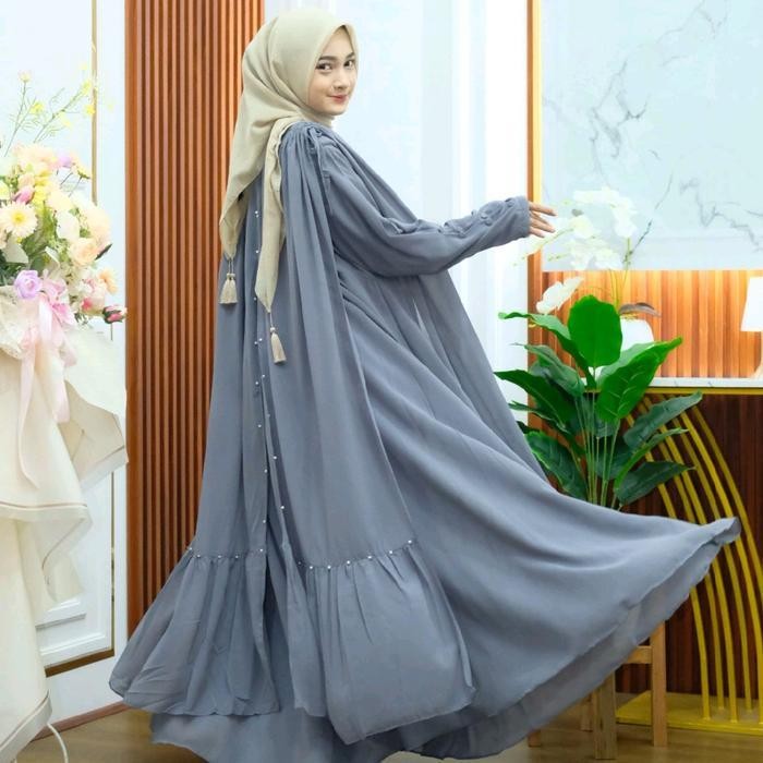 Anum Premium Series Shafira Set Abaya Matt.Ceruty Armany Cocok Untuk Kondangan Dan Syar'I - Muslim G
