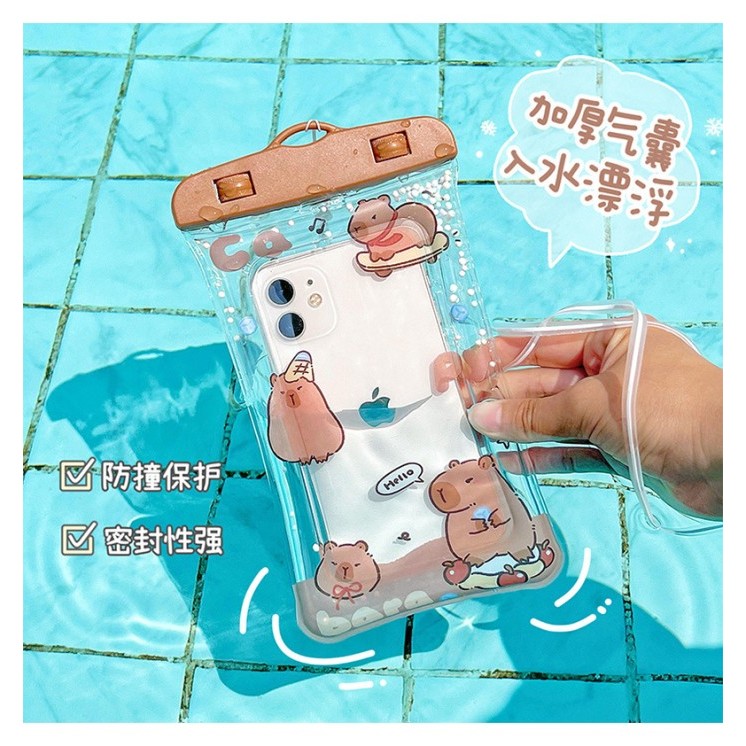 GRATIS ONGKIR CASING HP CAPYBARA HANDPHONE POUCH SARUNG HP ANTI AIR CAPYBARA CASE HP CAPYBARA HADIAH
