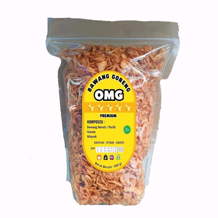 

Terbaru [SUPER PREMIUM] BAWANG Merah GORENG (500 gram) ORIGINAL Murni Tanpa Tepung Ready