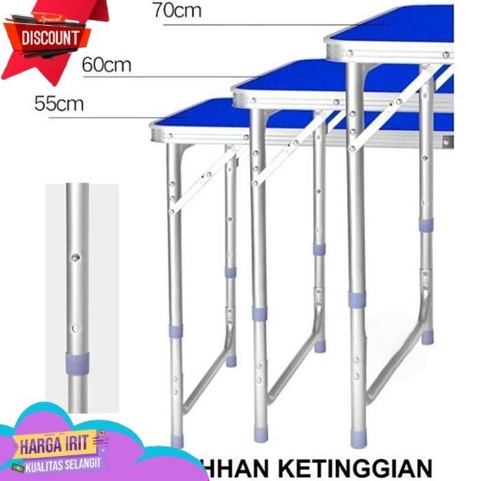 PROMO HOAS MEJA LIPAT KOPER HPL MEJA KAKI BULAT MEJA SERBAGUNA MEJA LIPAT PORTABLE