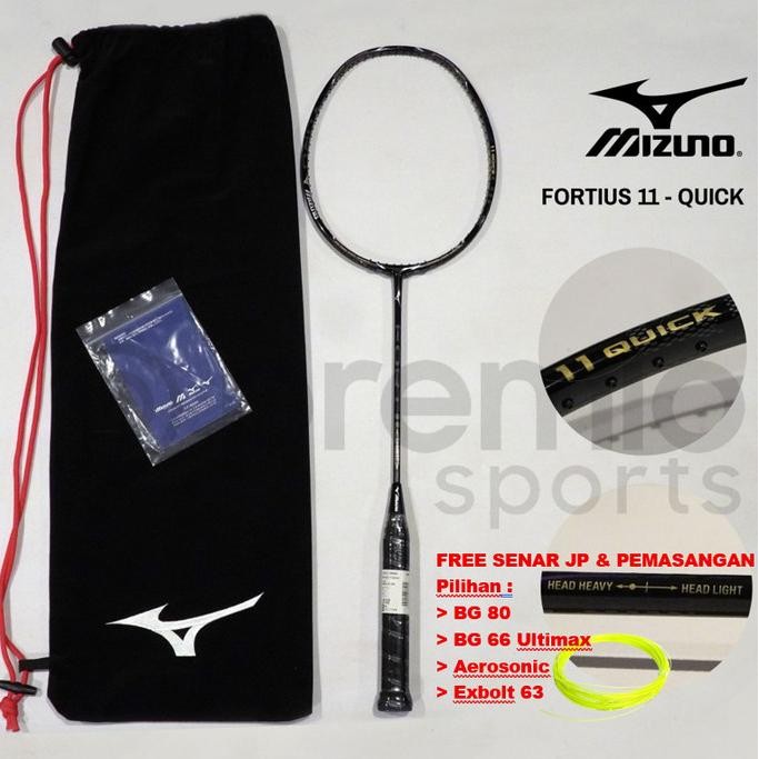 HARGA DISC - RAKET BADMINTON MIZUNO FORTIUS 11 QUICK / POWER - MIZUNO FORTIUS11