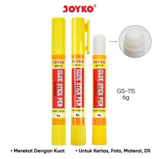 

Lem Batang Pen Glue Stick Pen Joyko GS-115 6gr