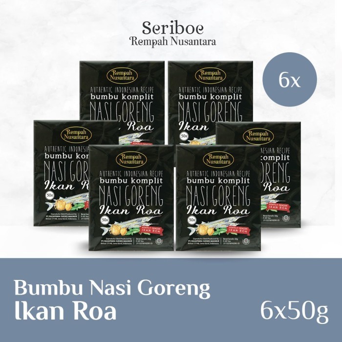 

Sale Bumbu Nasi Goreng Roa Rempah Nusantara 50 Gr (6 Pcs )