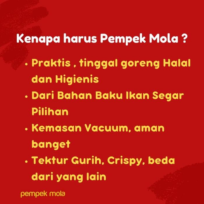 

terbaru !!! paket keluarga - 3 pack mola crispy + 2 kemplang mini super - bisa cod ready