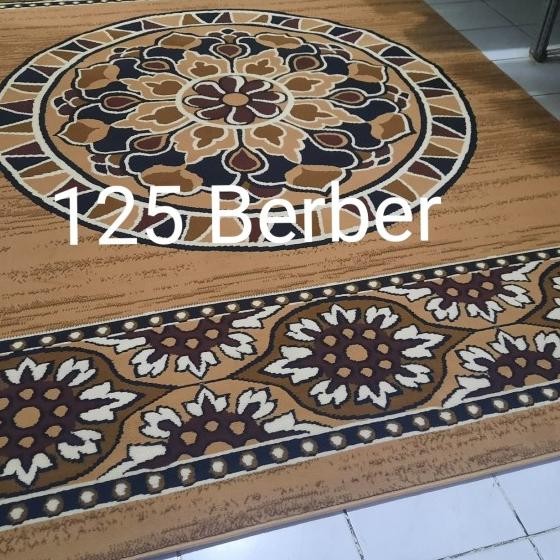 Karpet Permadani Besar Jumbo Moderno Momento Coklat Cream 210x310 cm Terlaris