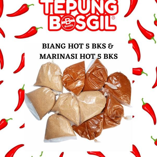 

Tepung Biang Hot 5 Bungu Bumbu Marinai Hot 5 Bungu