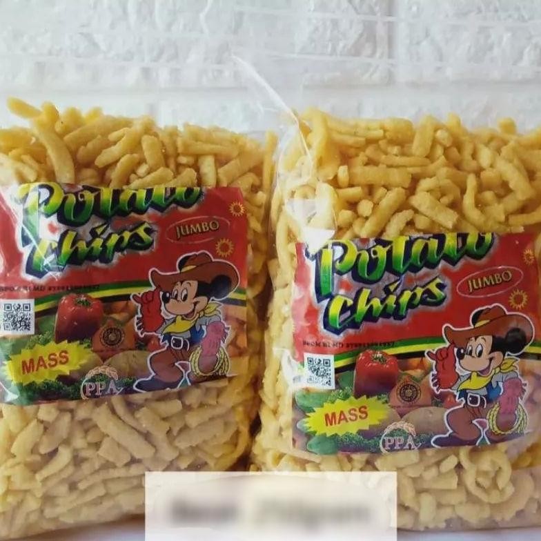 

yl-24 Potato Chips Ganti Nama Golden Chips stik kentang jajan Jadul Jaman SD 950 gram Griya Snack Original