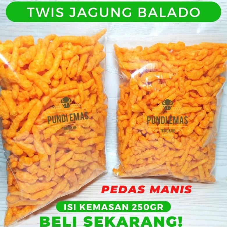 

dw-45 Twist Twist Jagung Balado - 250 GR Pedas Manis Twis Twis Cheetos Sale