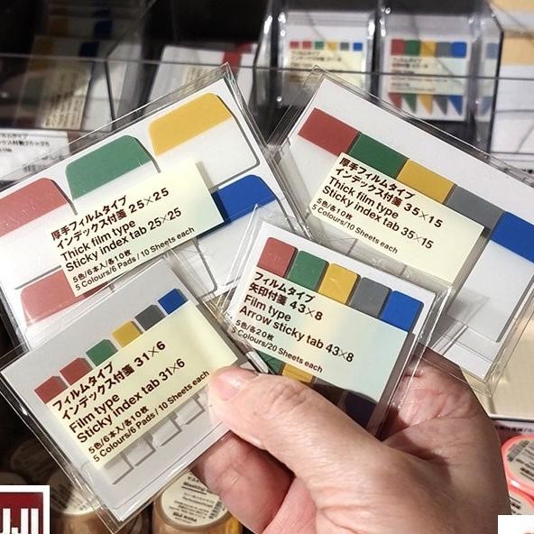 

Muji Film Type Inde Tab Pembata Halamanbuu Arrow Tiy Note