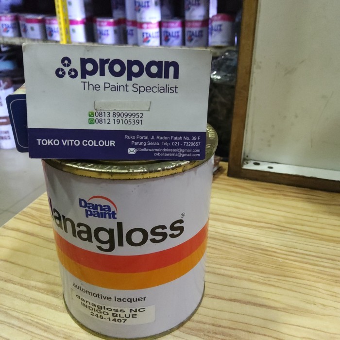 cat danagloss 1407 indigo blue