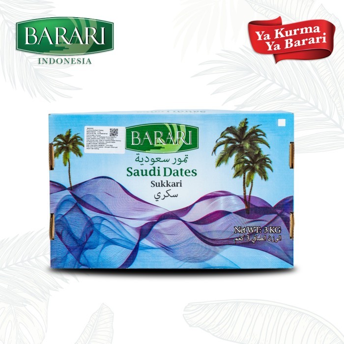 

Promo Terbatas Kurma Barari Sukkari 3Kg Saudi Arabia Aman