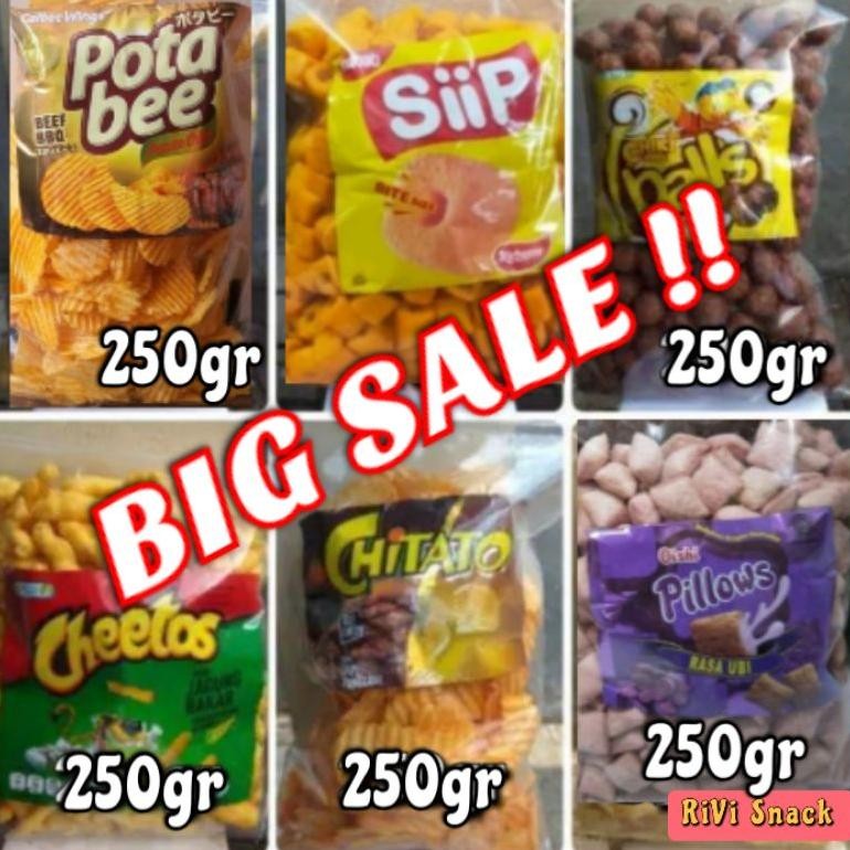 

VD08 [PROMO] SNACK 250GR ANEKA SNACK MURAH KILOAN SNACK KEKINIAN JAJANAN JADUL Termurah