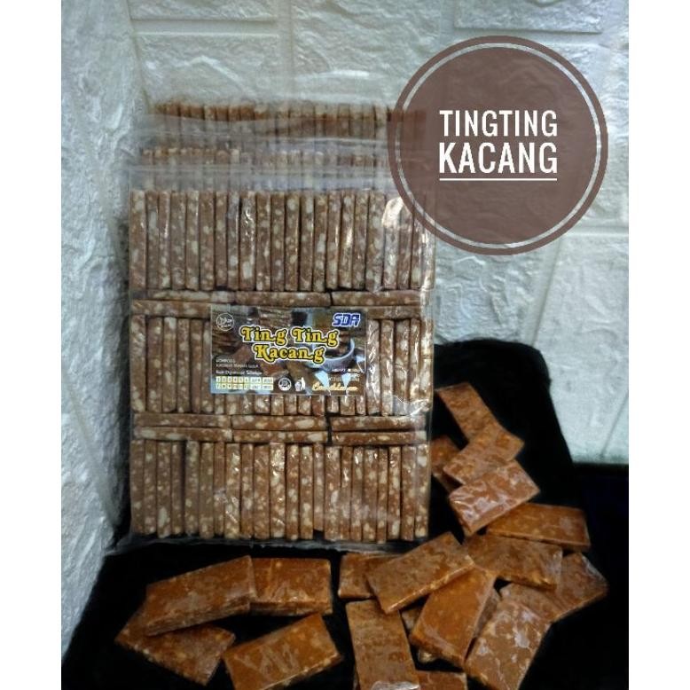

New Arival Ting ting kacang SDA 500gr cemilan lebaran kembang gula kacang bukan ting ting jahe bukan permen Murah