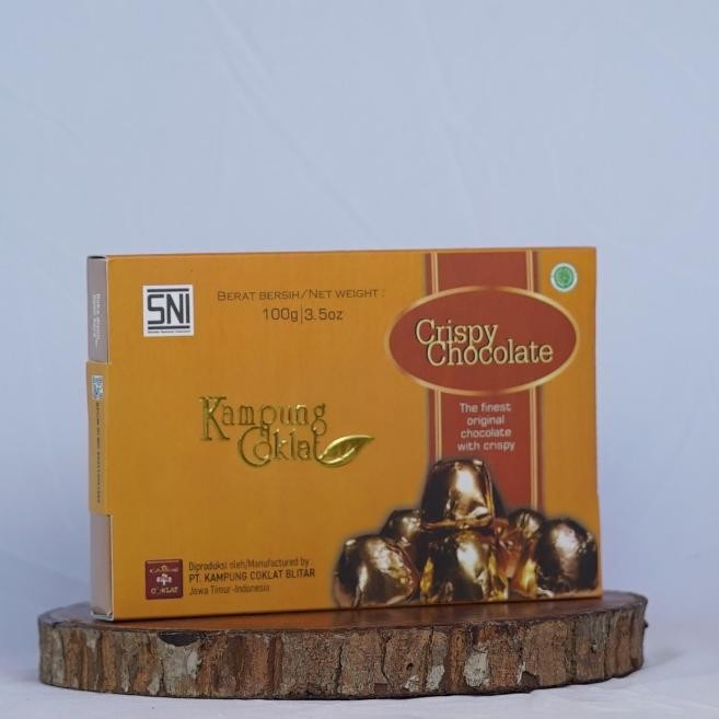

ter-98 COKLAT BOX CRISPY 100GR - KAMPUNG COKLAT Terlaris