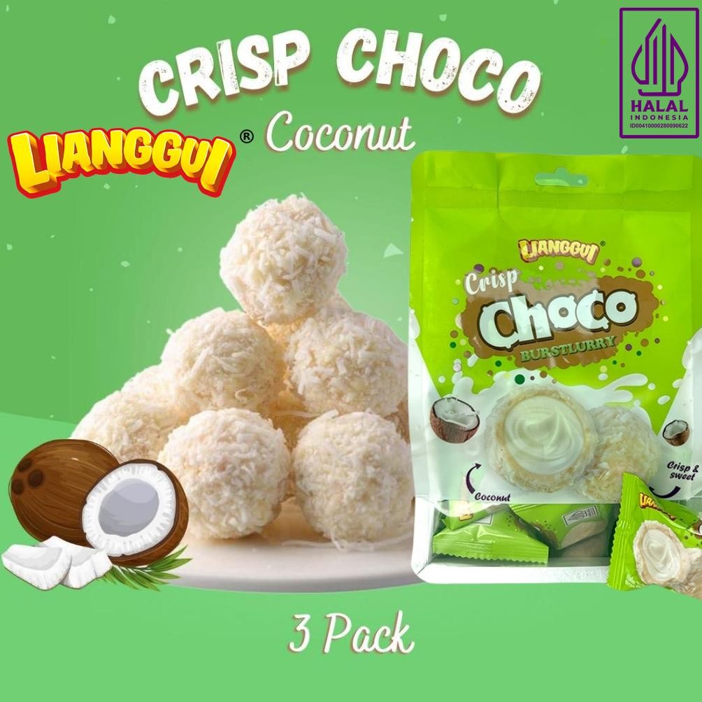 

Paling Murah!!! [HALAL] Paling Populer Lianggui Crisp Burstlurry Choco Strawberry Coconut Flavour Crisp Choco Wafer Salut Snack Wafer Mini Coklat Ball Lebaran Best Seller Enak Cemilan Premium