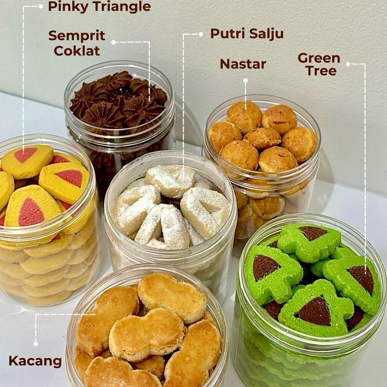 

VEX-2126 Kue Kering Lebaran | Idul Fitri Cookies in Jar | Kue Nastar/Salju/Kacang | HAMPERS KUE LEBARAN IDUL FITRI 2025 Premium