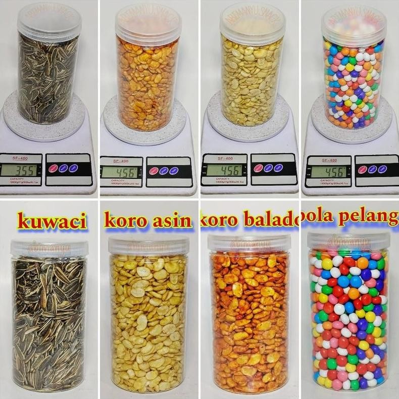 

ul-64 cemilan kacang - kue kering - kue lebaran kemasan toples 1 liter Hemat