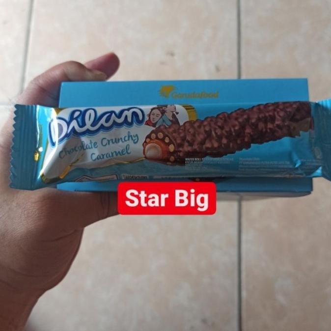 

Best Sales Dilan Wafer Roll Chocolate Crunchy Caramel 24G Berkualitas