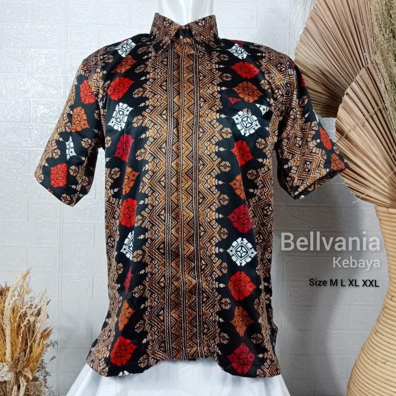 Baju Batik Couple / Couple Sarimbit / Couple Kebaya Brokat Tunik Set Kemeja Batik Modern Keluarga /C