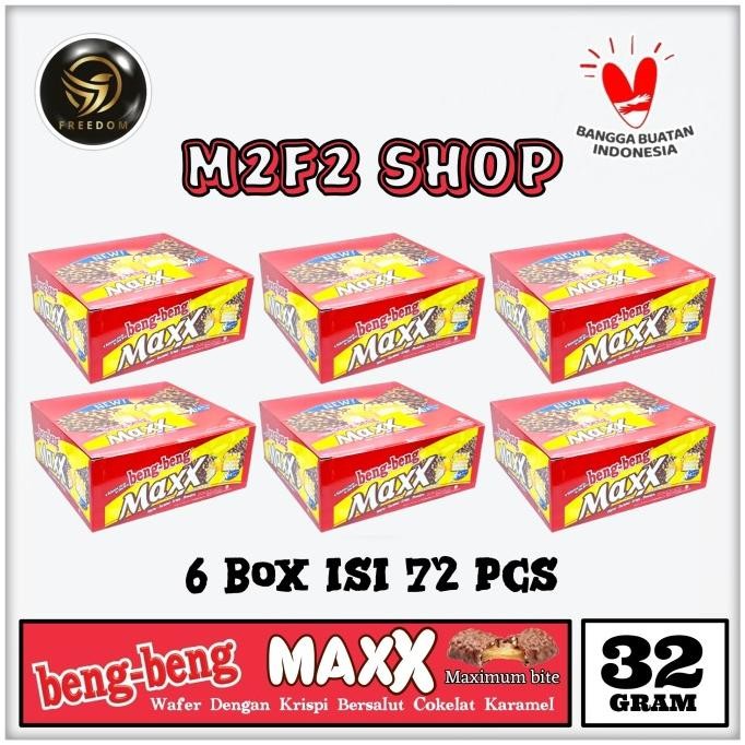 

Trend Beng-Beng Maxx Wafer Caramel Crispy Chocolate | Cokelat - 32 Gr (Harga 6 Box) Limited Edition