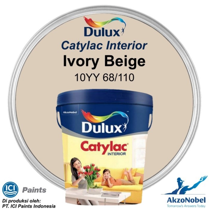 CAT DULUX CATYLAC INTERIOR 25 KG - IVORY BEIGE 10YY 68/110