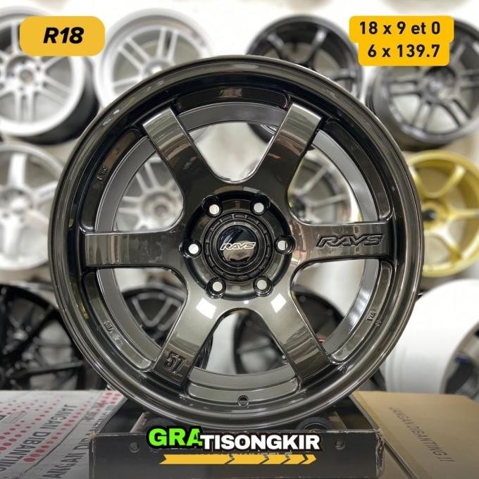Velg Mobil Offroad R18 Rays 57 Velg Ring 18 Pajero Fortuner Strada Big Sale