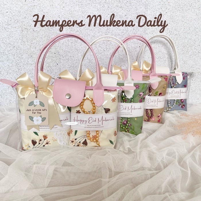

Hampers set mukena bingkisan kado idul fitri