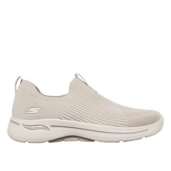 SKECHERS GO WALK ARCH FIT WOMEN'S WALKING SHOES - TAUPE