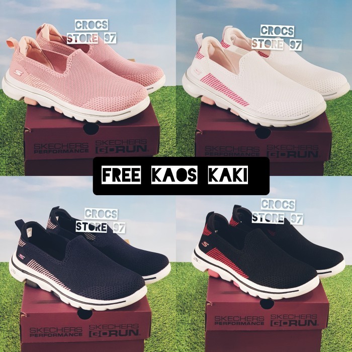 SEPATU SKECHERS / SEPATU WANITA / SEPATU SKECHERS GO WALK 5 PRIZED