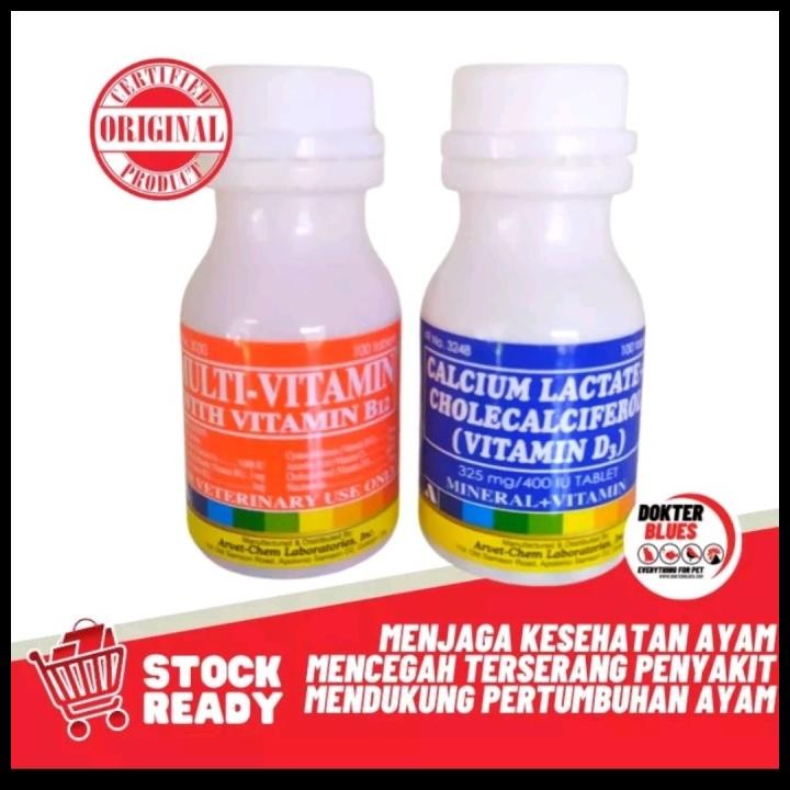 Paket Multivitamin Calcium Lactate Ayam Bangkok Filipin Laga Aduan