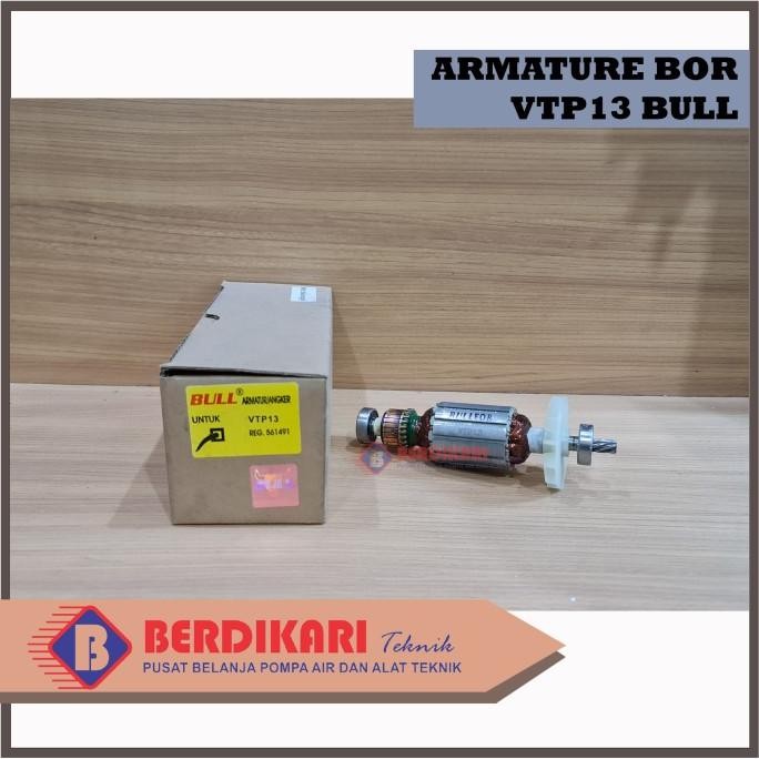 $$$$] Armature angker BULL FOR MESIN BOR VTP13 DRIL HITACHI VTP 13 MM