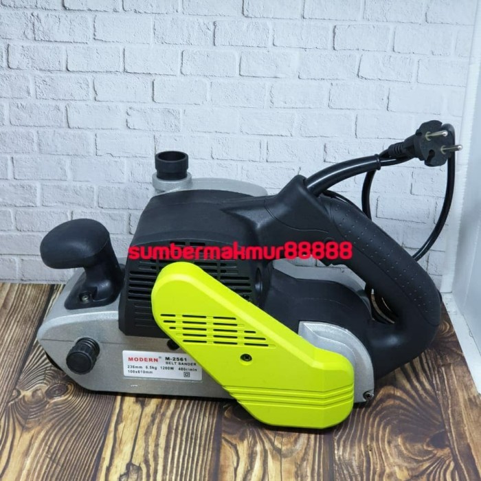 mesin amplas belt sander modern m-2561 ampas tank