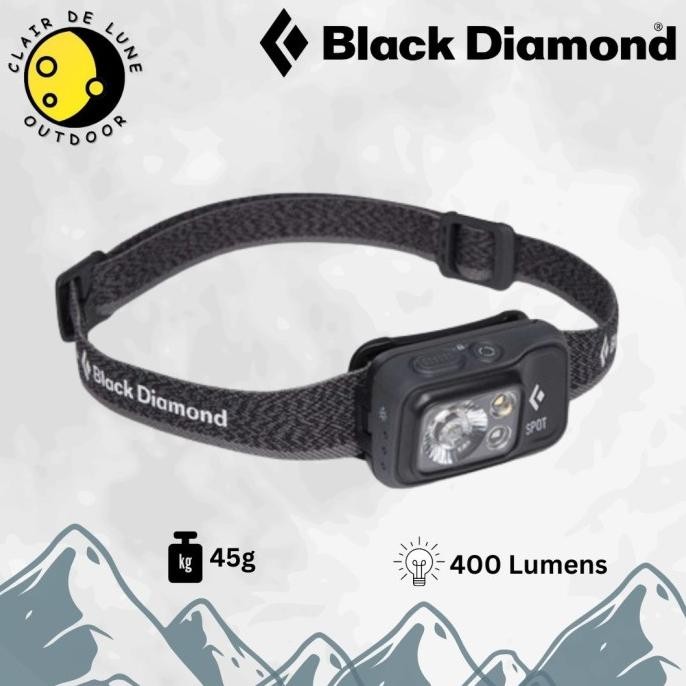 Headlamp Black Diamond Spot 400 / Senter Kepala Black Diamond