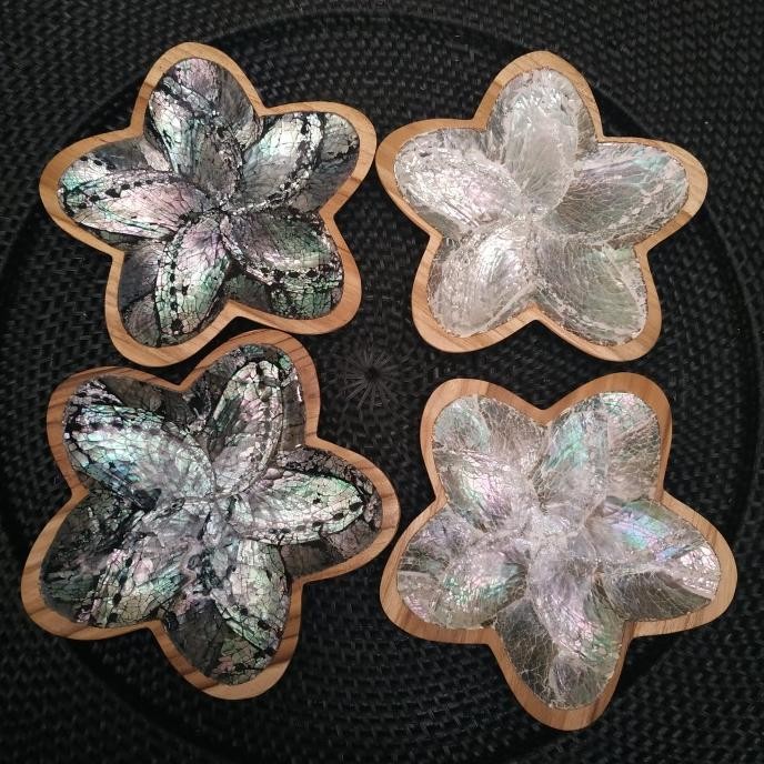 favorit] Piring Kayu / Piring Kerang / Wooden / Plate / Piring Unik