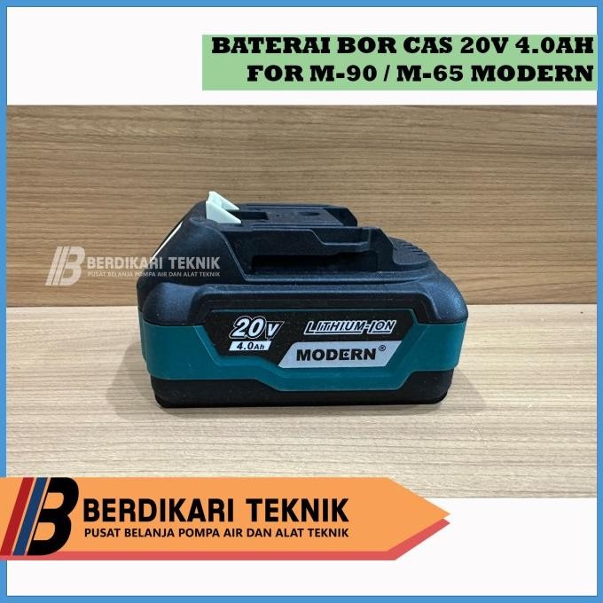 ```````] MODERN Baterai 20V Bor Cordless Modern M-90 - M-65 / M90 M65 M 90 M 65