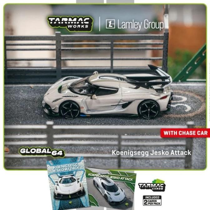 T64G-TL052-WH - Tarmac Works 1:64 Koenigsegg Jesko Attack White