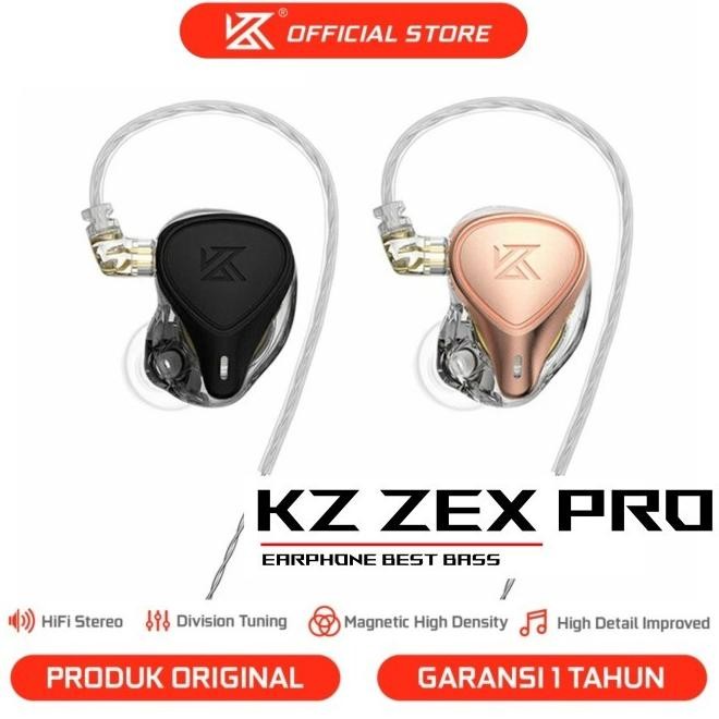 [KZ Official Store] KZ ZEX Pro / KZ CRN with Mic In Ear Earphone Terlaris