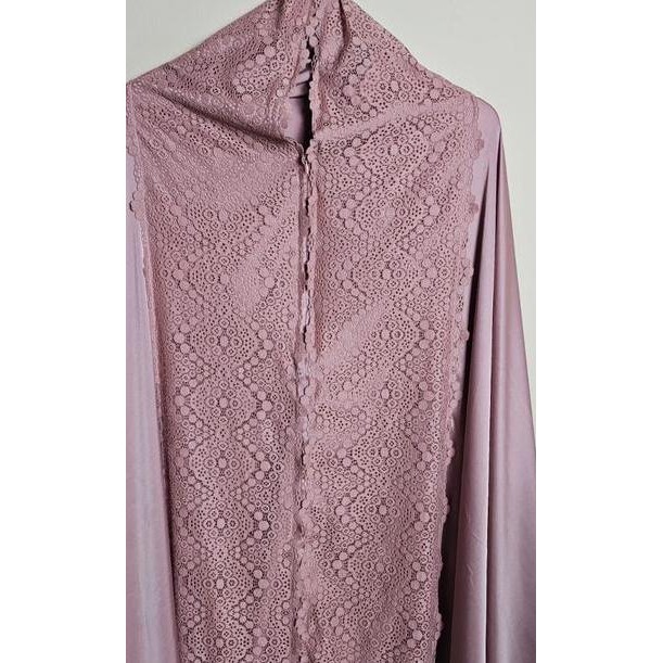 Mukena Dewasa 2 in 1 bahan Armanii Silky Satin Premium Nyaman Panjang Renda Mewah  Muslim  mukena  s