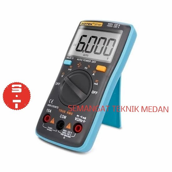 ZT 101 DIGITAL MULTIMETER MULTITESTER AVOMETER LCD DISPLAY ZOTEK ZT101