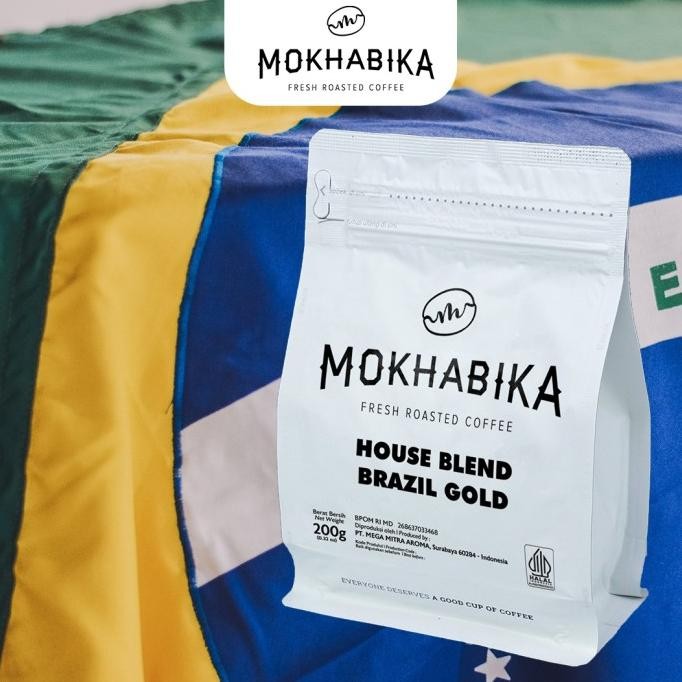 

@#@#@#] Mokhabika Brazil Gold Arabica House Blend 200 Gr