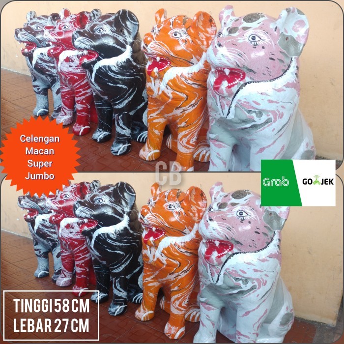 Promo Celengan Super Jumbo / Celengan Macan Tanah Liat Ready