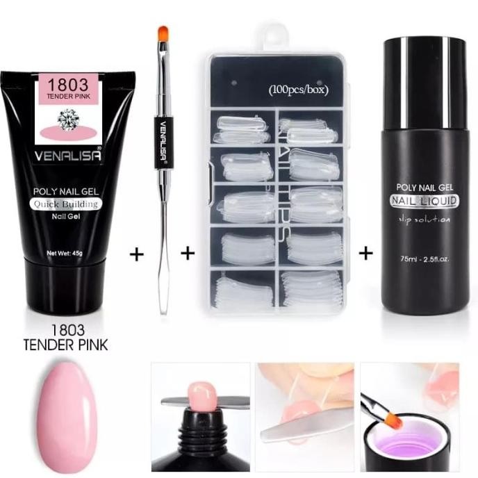CO Poly Gel Nail Kid 4 in1