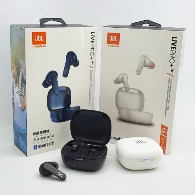 Sale Jbl Live Pro + Tws Headset Bluetooth Tws Jbl Wireless Earphone Earbuds