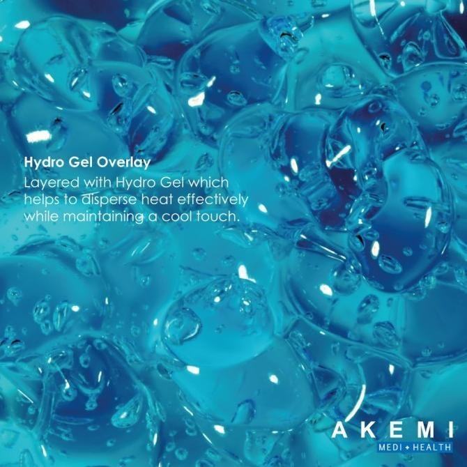 Sale Akemi M+H Ortho Hydro Gel Bamboo Charcoal Memory Pillow.