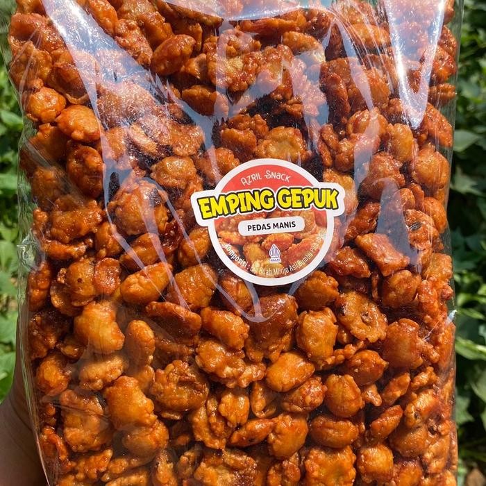

BARANG TERLARIS Emping Mlinjo Gepuk Pedas Manis 1 Kilogram