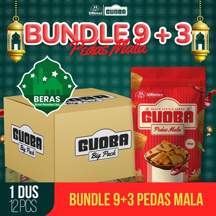 

BARANG TERLARIS [EXTRA THR] KERIPIK GUOBA - Bundle Of 9 [Free 3Pcs] Variant Pedas Mala Snacks