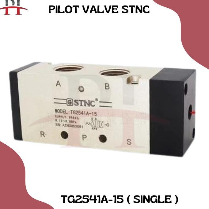 Grosir Pilot Valve Tg2541A-15 1/2"5/2 Stnc