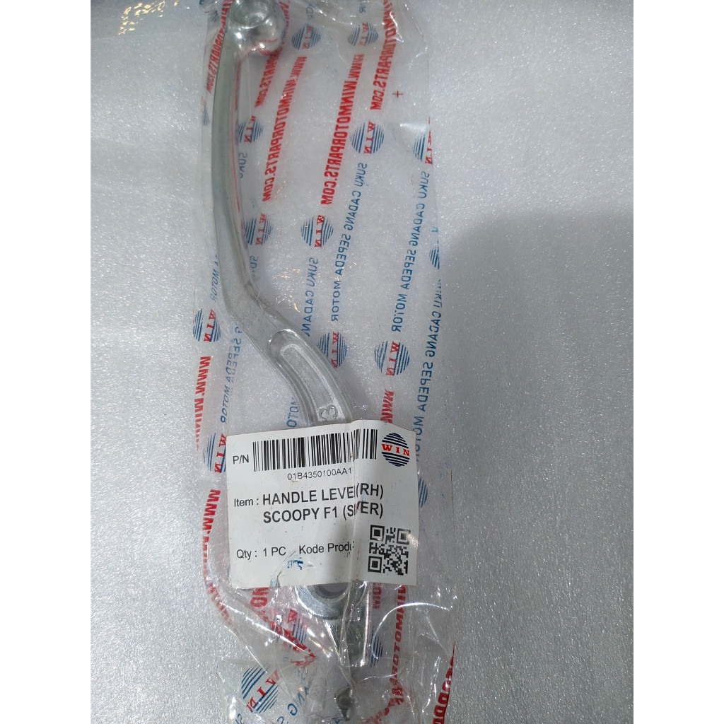 WIN Handel Tuas  Rem Kanan Silver Honda Scoopy 110 FI 2013 2014 2015 2016 Silver brake handle lever 